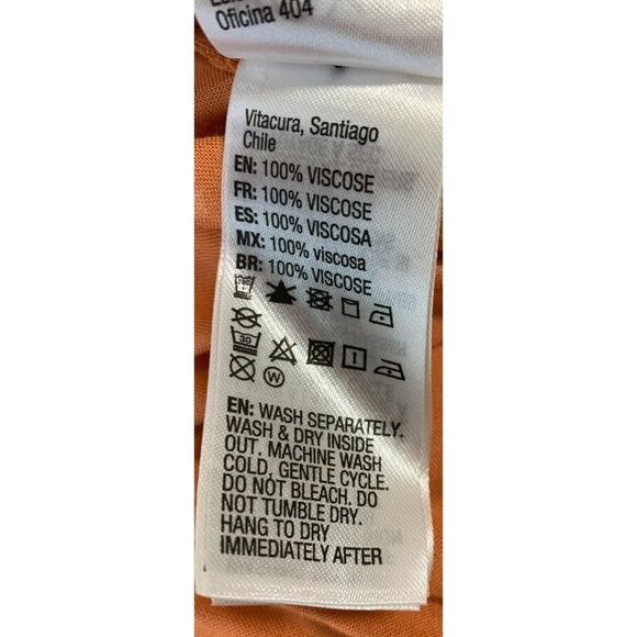 Roxy Short Size Small Rust Boho Dreams Flowy Viscose Festival Crochet Women New - Picture 8 of 8